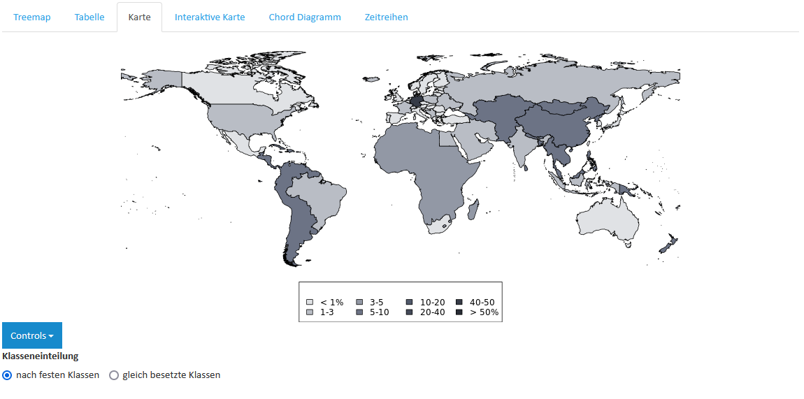 Visualisation map